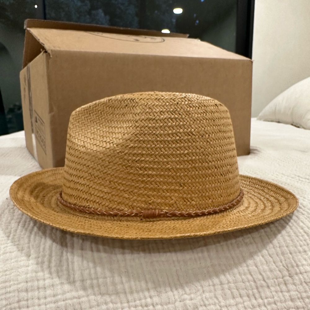 XL STRAW FEDORA SUN HAT